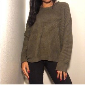 Olive Green Sweater